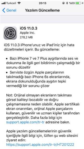 iPhone 7 Sahibiyseniz Bu Güncellemeyi Mutlaka İndirin!