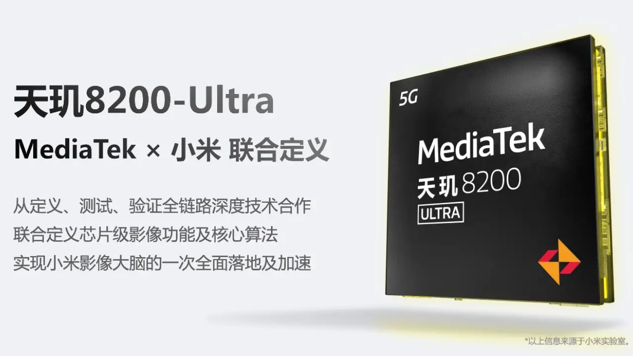 MediaTek ve Xiaomi'den yeni işlemci ortaklığı: Dimensity 8200-Ultra tanıtıldı