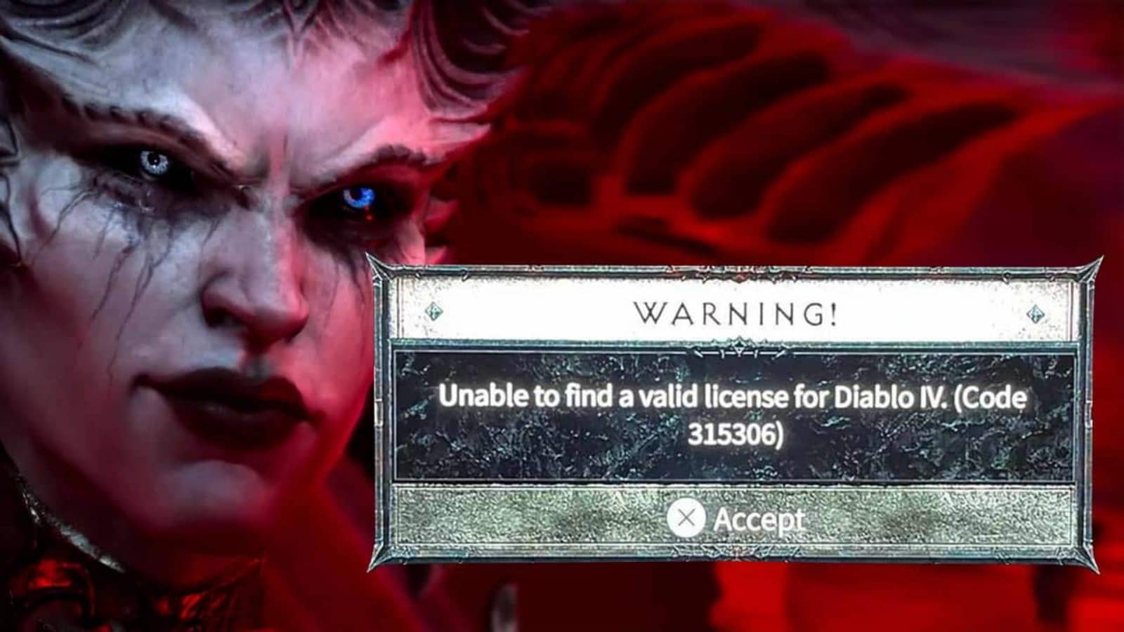 Diablo 4 "Geçerli Lisans Bulunamadı" 315306 Hata Kodu Çözümü