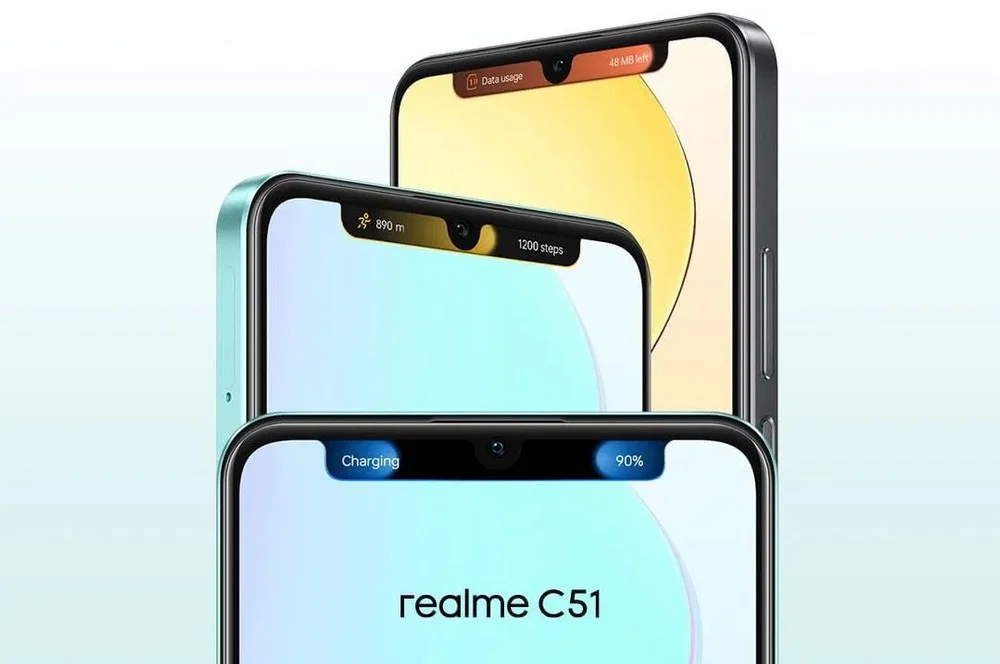Realme C51 tasarımı ortaya çıktı!