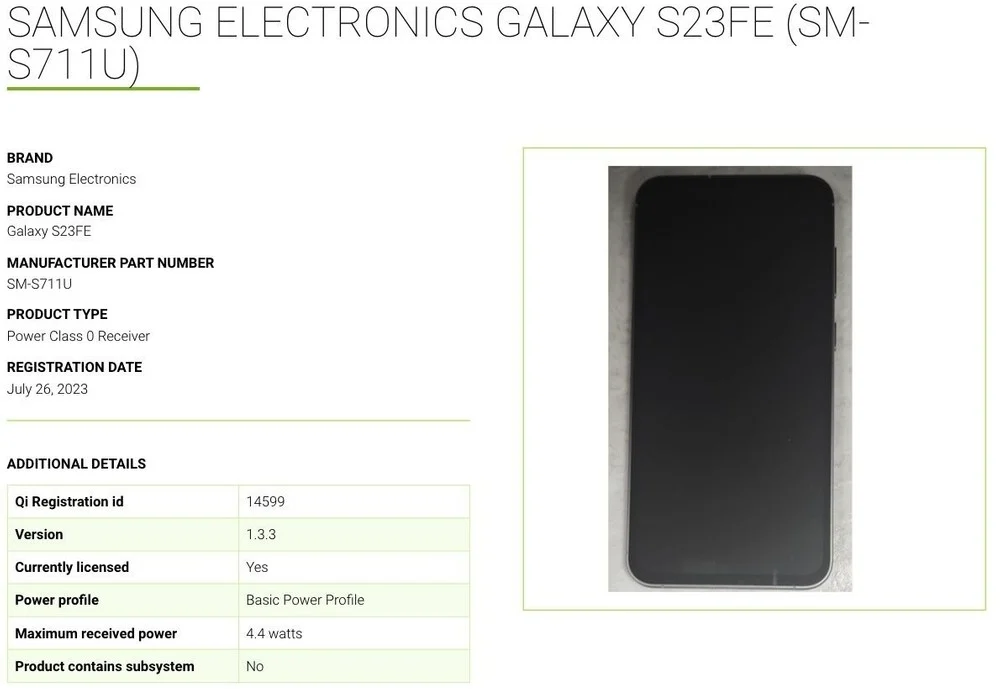 Samsung Galaxy S23 FE ön tasarımı ortaya çıktı