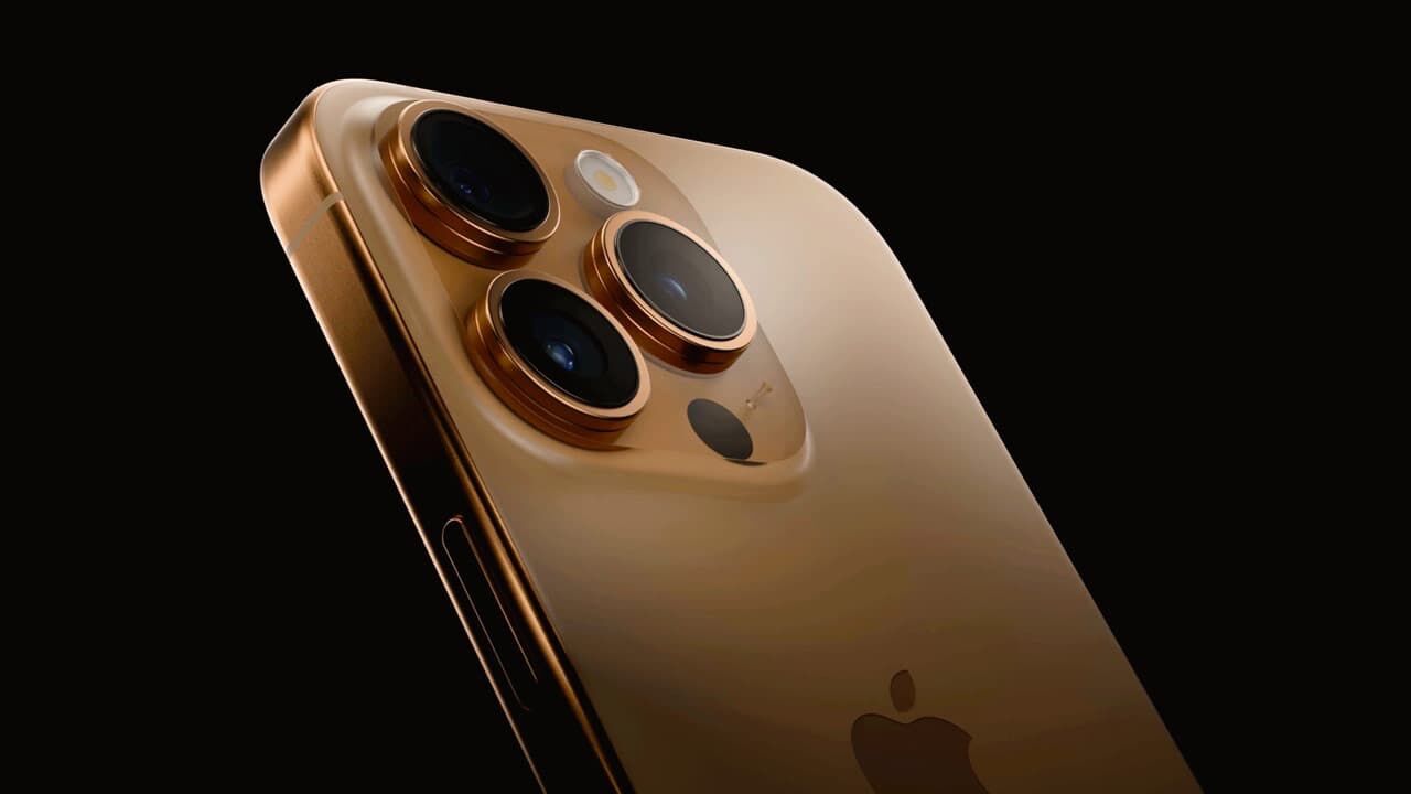 iPhone 16 Pro'nun titanyum altın modeli canlı kanlı görüldü