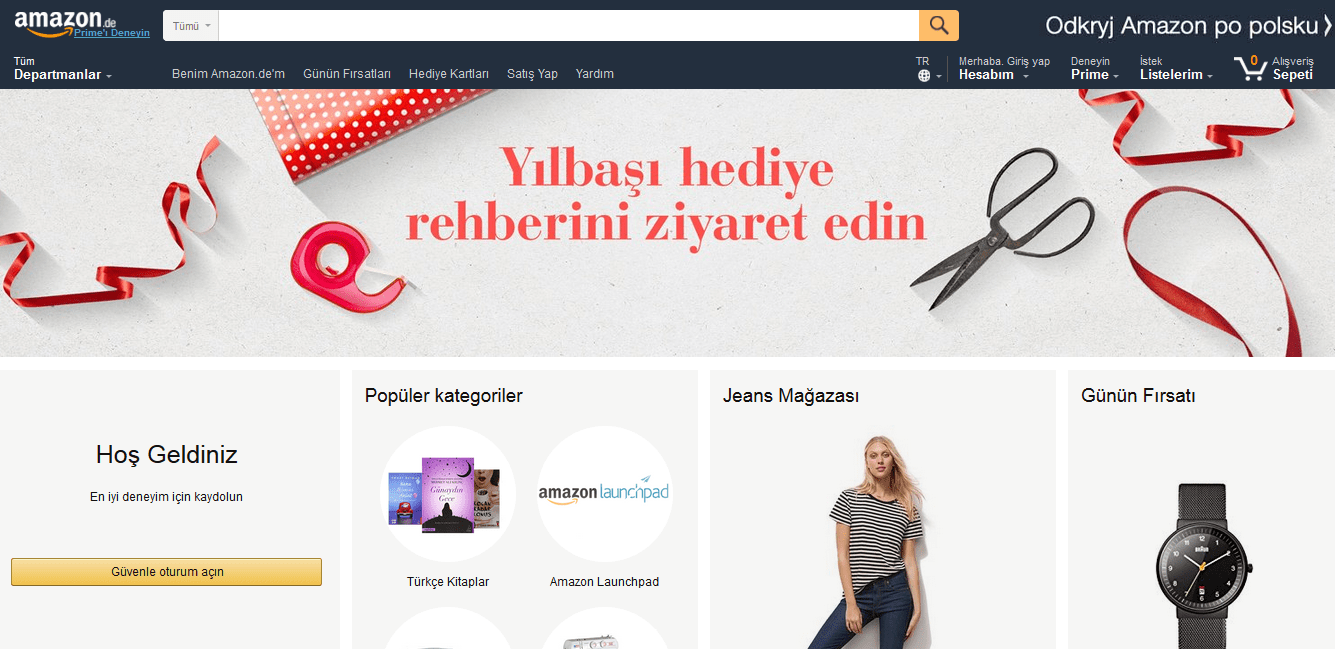 Amazon, Türkiye Açılımını Almanya’dan Yaptı