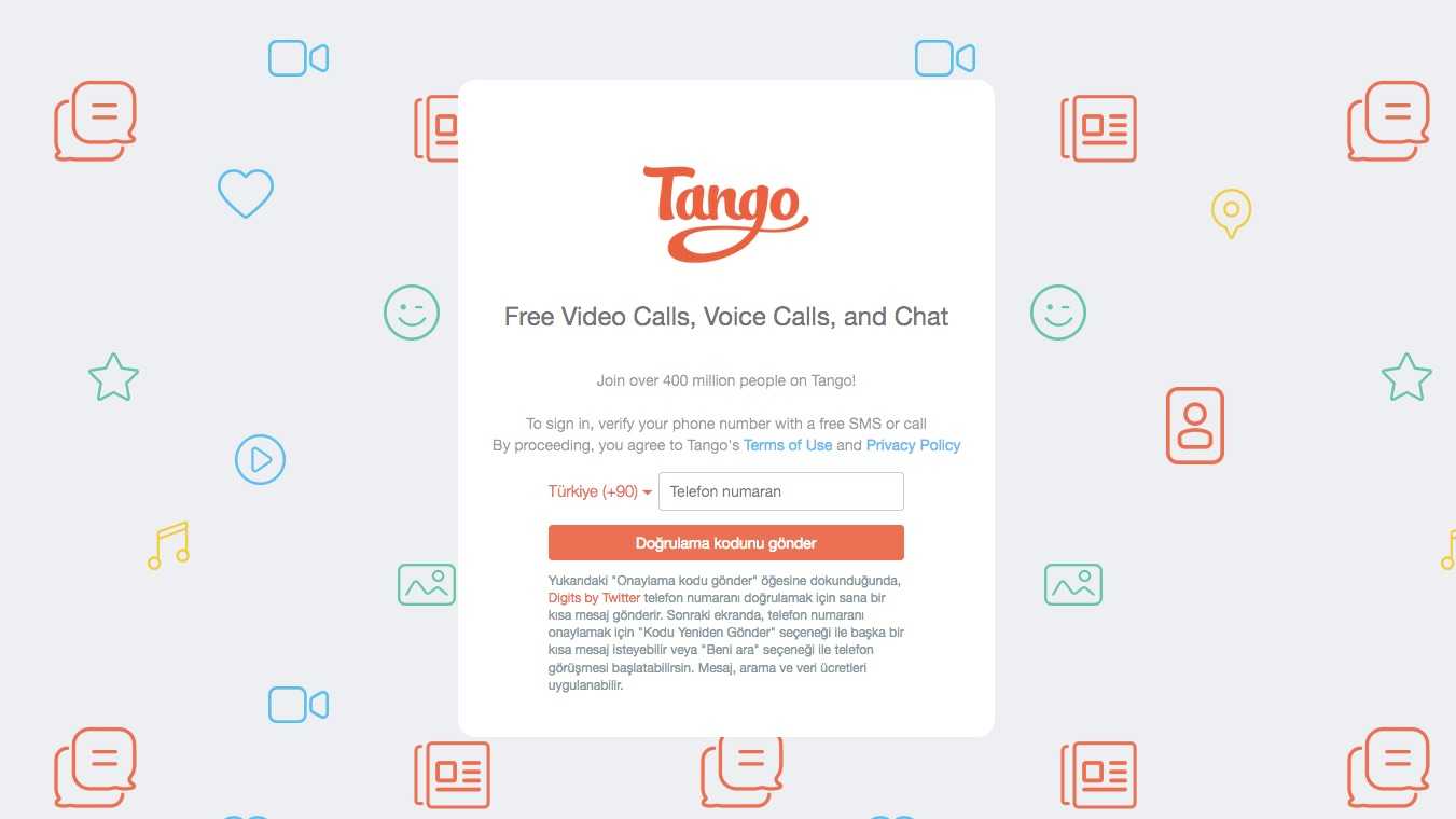 Tango Artık Web’te!