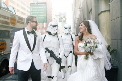 Star Wars Temalı Bu Eşsiz Düğüne Katılın!