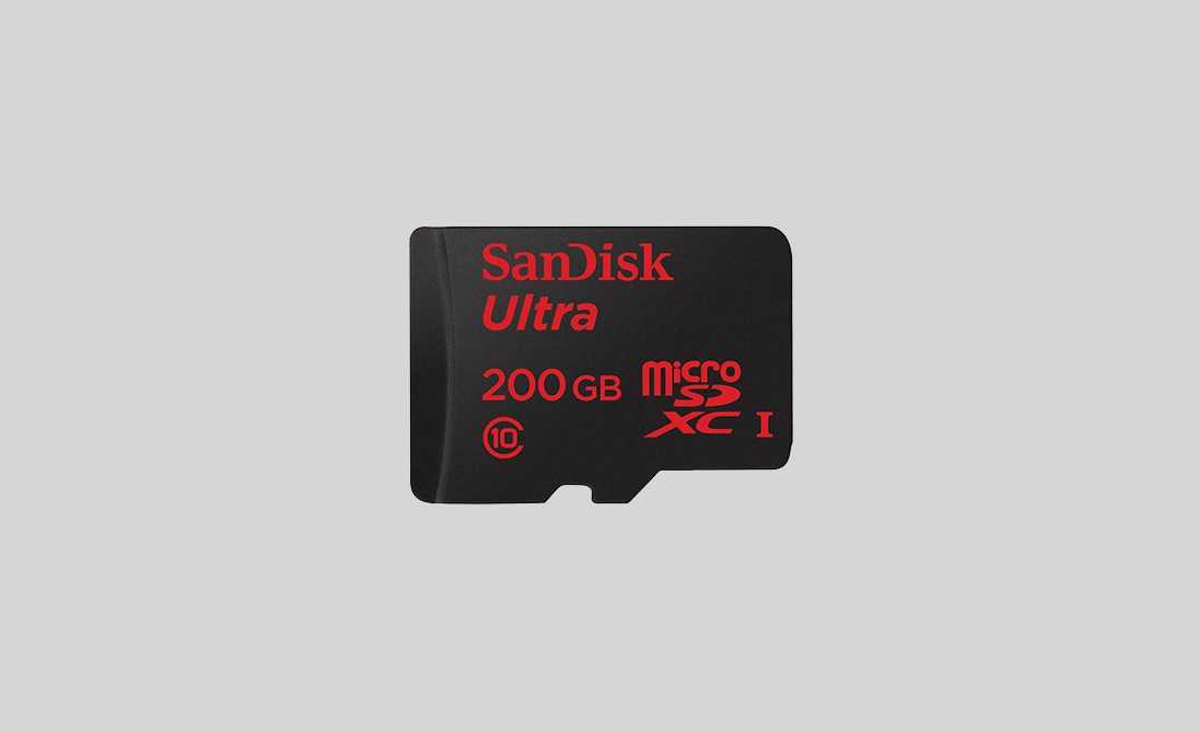 SanDisk 200 GB microSD Kartını Duyurdu