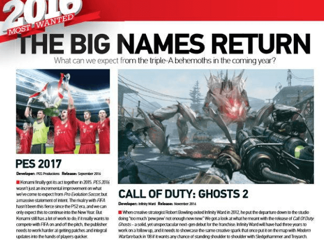 2016 Yılı Call of Duty: Ghosts 2 Yılı!