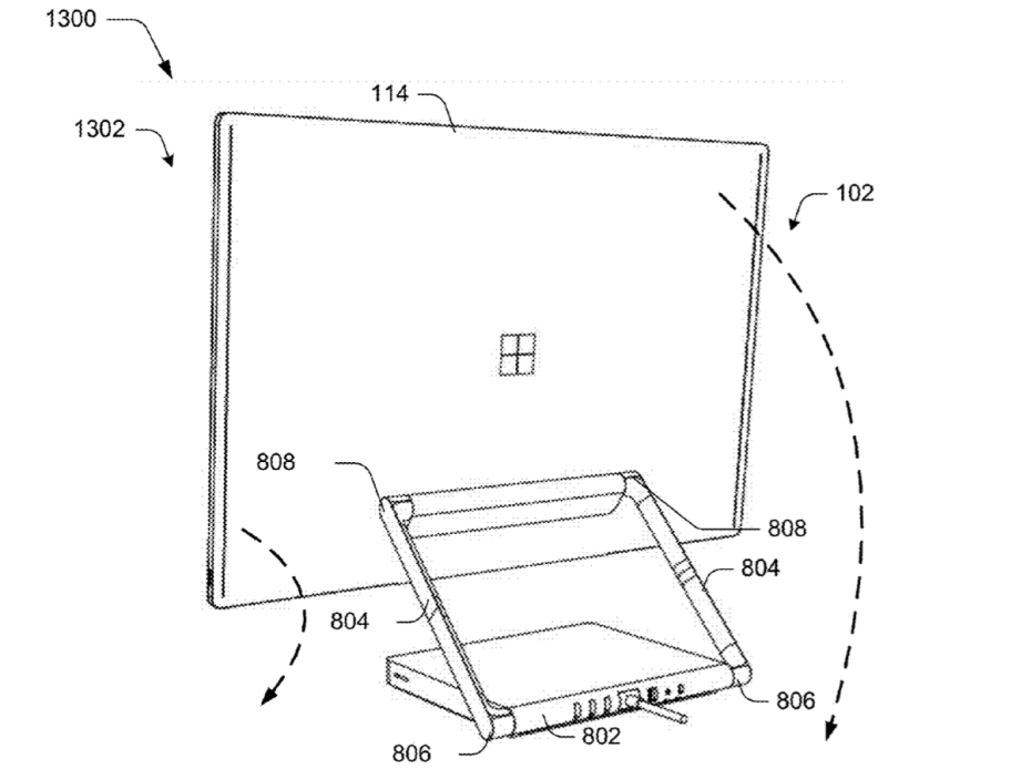 Microsoft Dahili Ekranlı Modüler Bilgisayar Patenti Aldı