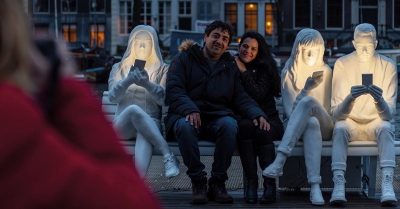 Dijital teknolojiye ‘ışıkla’ eleştiri: Amsterdam Absorbed by Light Festivali