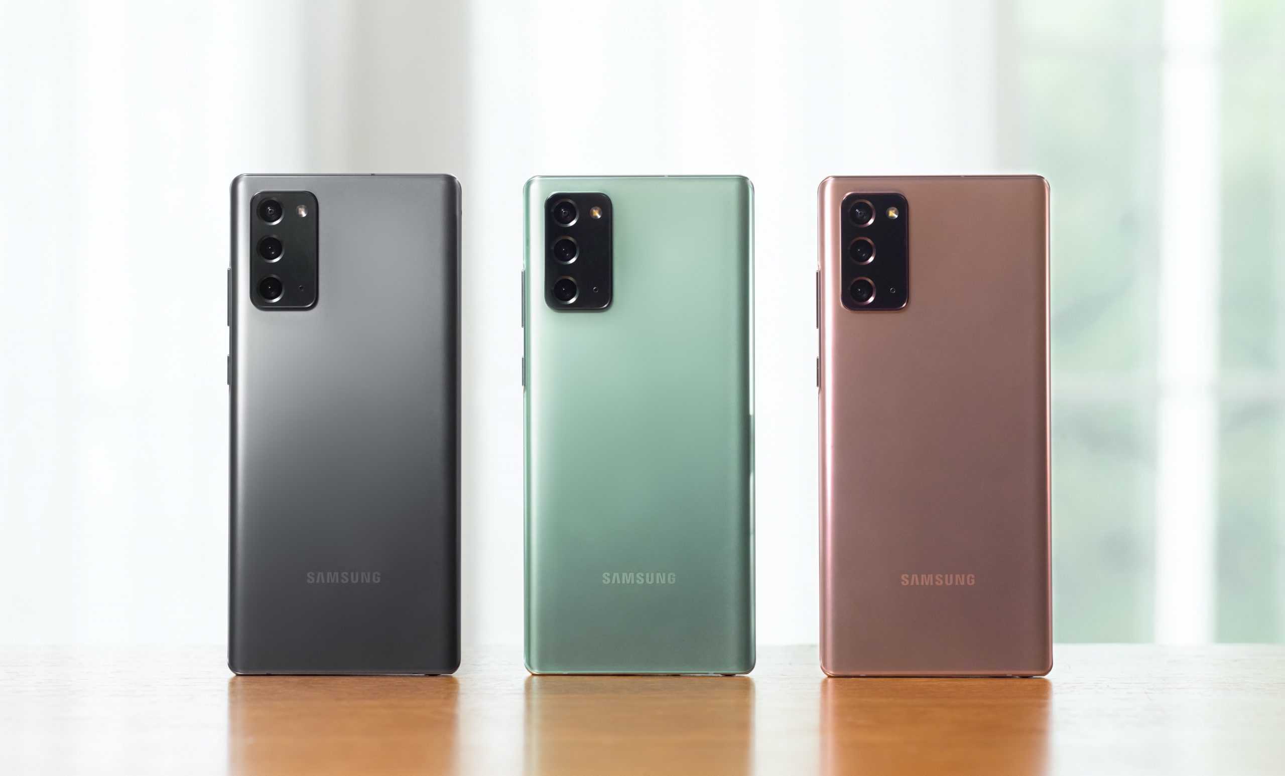 Samsung Galaxy Note20 serisi ve diğer ürünler tanıtıldı